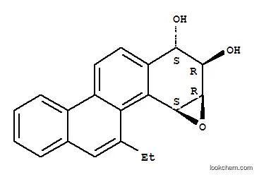 Molecular Structure of 119613-62-6 ((7S,8R,8aR,9aS)-10-ethyl-7,8,8a,9a-tetrahydrochryseno[3,4-b]oxirene-7,8-diol)