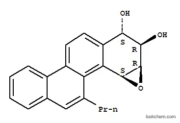 Molecular Structure of 119613-69-3 (10-propyl-7,8,8a,9a-tetrahydrochryseno[3,4-b]oxirene-7,8-diol)