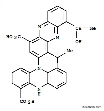 6H,10H-Pyrido[3,2-a:5,6,1-d'e']diphenazine-11,17-dicarboxylicacid, 4-(1-hydroxyethyl)-6-methyl- (9CI)