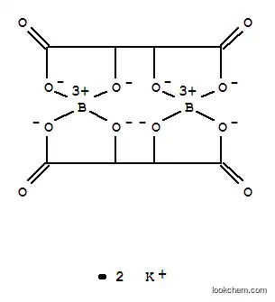 Molecular Structure of 12001-68-2 (Borate(2-), bis[m-[(2R,3R)-2,3-di(hydroxy-kO)butanedioato(4-)-kO1:kO4]]di-, dipotassium (9CI))