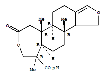 Furo[3',4':5,6]naphth[1,2-d]oxepin-6-carboxylicacid, 3b,4,5,5a,6,7,9,10,10a,10b,11,12-dodecahydro-3b,6,10a-trimethyl-9-oxo-,(3bR,5aR,6R,10aR,10bR)-