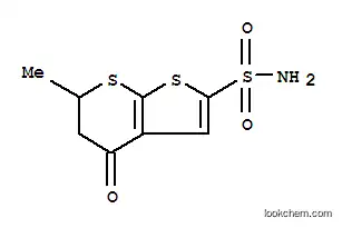 Molecular Structure of 120279-88-1 (6-Methyl-4-oxo-5,6-dihydro-4H-thieno[2,3-b]thiopyran-2-sulfonamide)