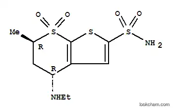 Molecular Structure of 120279-95-0 (4R,6R-Dorzolamide)