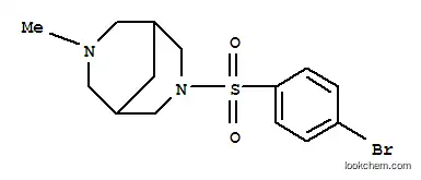 Molecular Structure of 120482-76-0 (3-[(4-bromophenyl)sulfonyl]-7-methyl-3,7-diazabicyclo[3.3.1]nonane)