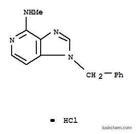Molecular Structure of 120537-48-6 (1-benzyl-N-methyl-1H-imidazo[4,5-c]pyridin-4-amine hydrochloride)
