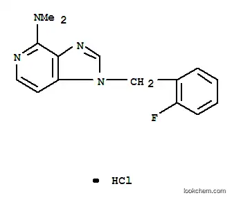 1H-Imidazo(4,5-c)pyridin-4-amine, N,N-dimethyl-1-((2-fluorophenyl)methyl)-, monohydrochloride