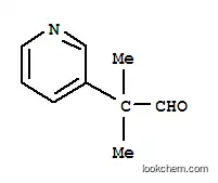Molecular Structure of 120690-79-1 (3-Pyridineacetaldehyde,alpha,alpha-dimethyl-(9CI))