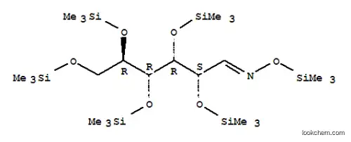 Molecular Structure of 120850-89-7 (Glucose oxime hexakis(trimethylsilyl))