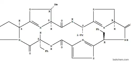 Molecular Structure of 120853-16-9 ((7R,11R,14S)-14-Demethyl-7-de(1-methylpropyl)-10,11-dihydro-7-(1-methylethyl)-14-phenylmethylulicyclamide)