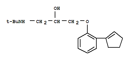 2-Propanol,1-[2-(1-cyclopenten-1-yl)phenoxy]-3-[(1,1-dimethylethyl)amino]-