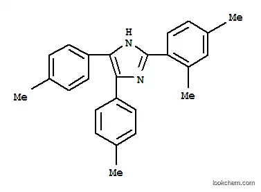 Molecular Structure of 121111-59-9 (2-(2,4-dimethylphenyl)-4,5-bis(4-methylphenyl)-1H-imidazole)