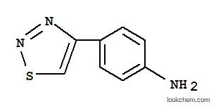 Molecular Structure of 121180-51-6 (4-(1,2,3-THIADIAZOL-4-YL)ANILINE)