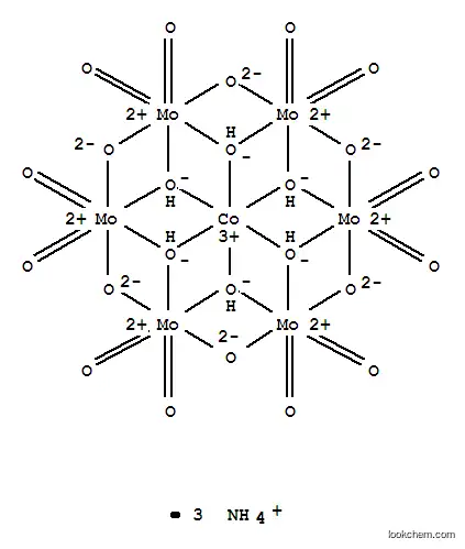 Molecular Structure of 12139-65-0 (AMMONIUM 6-MOLYBDOCOBALTATE)