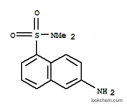 Molecular Structure of 1214-03-5 (2-amino-5-naphthalene-(N,N-dimethyl)sulfonamide)