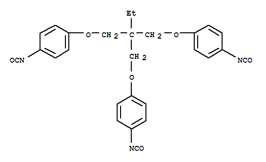 Benzene,1,1'-[2-ethyl-2-[(4-isocyanatophenoxy)methyl]-1,3-propanediylbis(oxy)]bis[4-isocyanato-(9CI)
