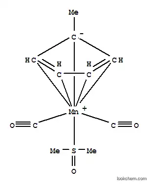 Molecular Structure of 12153-02-5 (Manganese,dicarbonyl[(1,2,3,4,5-h)-1-methyl-2,4-cyclopentadien-1-yl][sulfinylbis[methane]-S]- (9CI))