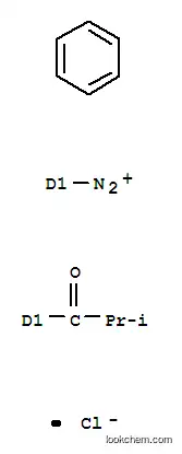 Molecular Structure of 121535-91-9 (2-(2-methylpropanoyl)benzenediazonium chloride)