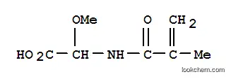 Molecular Structure of 121627-27-8 (Acetic  acid,  methoxy[(2-methyl-1-oxo-2-propenyl)amino]-  (9CI))