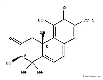 Molecular Structure of 121688-14-0 (3,6-Phenanthrenedione,1,2,4,4a-tetrahydro-2,5-dihydroxy-1,1,4a-trimethyl-7-(1-methylethyl)-,(2R,4aS)-)