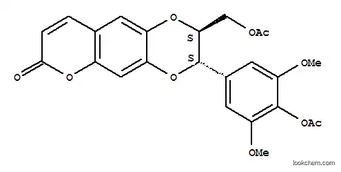 Molecular Structure of 121700-27-4 (Moluccanin diacetate)
