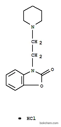 Molecular Structure of 1218-14-0 (1-[2-(2-oxo-1,3-benzoxazol-3(2H)-yl)ethyl]piperidinium chloride)