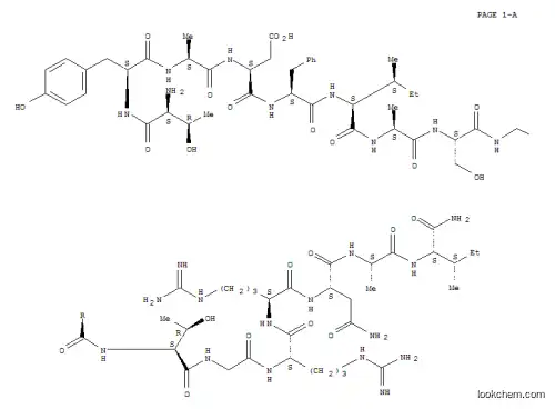 Molecular Structure of 121932-06-7 (TYADFIASGRTGRRNAI-NH2)