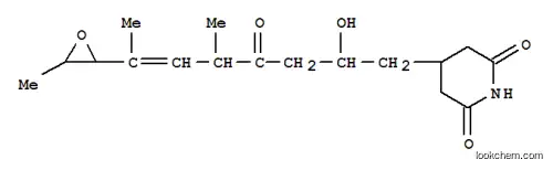 Molecular Structure of 121995-32-2 (4-(2-Hydroxy-5-methyl-7-(3-methyloxiranyl))-4-oxo-6-octenyl-2,6-piperidinedione)