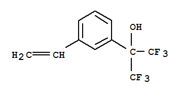 2-(4-ethenylphenyl)-1,1,1,3,3,3-hexafluoropropan-2-ol