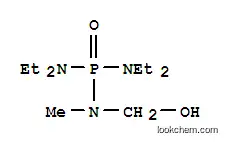 Molecular Structure of 122121-90-8 ([bis(diethylamino)phosphoryl-methyl-amino]methanol)