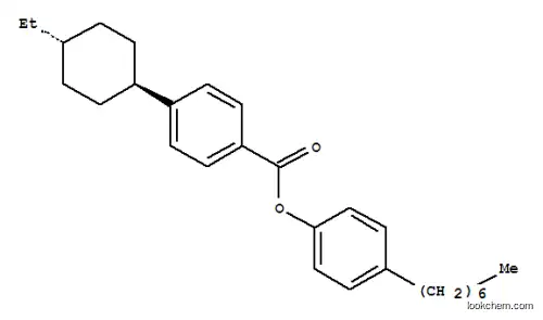 Molecular Structure of 122230-65-3 (4-Heptylphenyl-4'-Trans-EthylcyclohexylBenzoate)