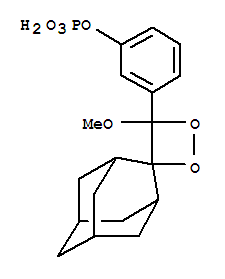 3-[2-spiroadamatane]-4-methoxy-4-[3-phosphoryloxy]-phenyl-1,2-dioxetane Dioxetane, ≥95% cas no. 122341-56-4 98%