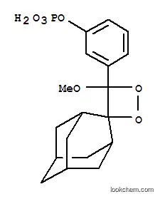 Molecular Structure of 122341-56-4 (3-(2'-Spiroadamantane)-4-methoxy-4-(3''-phosphoryloxy)phenyl-1,2-dioxetane)