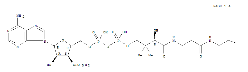 (2R,3S,4R,5R)-5-(6-AMINOPURIN-9-YL)-4-HYDROXY-2-[[HYDROXY-[HYDROXY-[(3R)-3-HYDROXY-2,2-DIMETHYL-3-[2-[2-(3-OXOTETRADECANOYLSULFANYL)ETHYLCARBAMOYL]ETHYLCARBAMOYL]PROPOXY]PHOSPHORYL]OXY-PHOSPHORYL]OXYM
