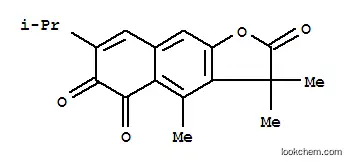 Naphtho[2,3-b]furan-2,5,6(3H)-trione,3,3,4-trimethyl-7-(1-methylethyl)-