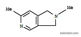 Molecular Structure of 122606-23-9 (1H-Pyrrolo[3,4-c]pyridine,2,3-dihydro-2,6-dimethyl-(9CI))
