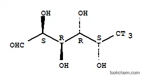Molecular Structure of 122760-10-5 (FUCOSE, L-, [6-3H])