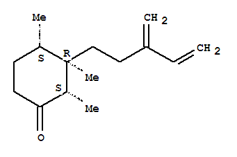 Molecular Structure of 122872-01-9 (Cyclohexanone,2,3,4-trimethyl-3-(3-methylene-4-penten-1-yl)-, (2S,3R,4S)-)