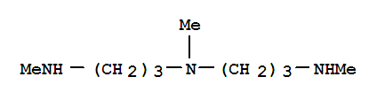 Molecular Structure of 123-70-6 (1,3-Propanediamine,N1,N3-dimethyl-N1-[3-(methylamino)propyl]-)