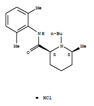 2-PIPERIDINECARBOXAMIDE,1-BUTYL-N-(2,6-DIMETHYLPHENYL)-6-METHYL- HCL,CIS-