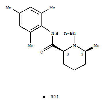 2-PIPERIDINECARBOXAMIDE,1-BUTYL-6-METHYL-N-(2,4,6-TRIMETHYLPHENYL)- HCL,CIS-