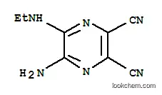 Molecular Structure of 123188-99-8 (2,3-Pyrazinedicarbonitrile,5-amino-6-(ethylamino)-(9CI))