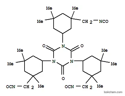 Molecular Structure of 123222-22-0 (1,3,5-Triazine-2,4,6(1H,3H,5H)-trione,1,3,5-tris[3-(isocyanatomethyl)-3,5,5-trimethylcyclohexyl]-)
