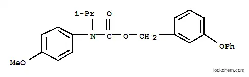 Molecular Structure of 123312-05-0 (3-phenoxybenzyl (4-methoxyphenyl)propan-2-ylcarbamate)