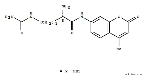 Molecular Structure of 123314-39-6 (H-CIT-AMC HBR)