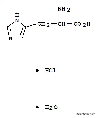 Molecular Structure of 123333-71-1 (DL-Histidine monohydrochloride monohydrate)