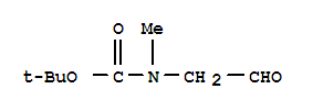 Molecular Structure of 123387-72-4 (Carbamic acid,N-methyl-N-(2-oxoethyl)-, 1,1-dimethylethyl ester)
