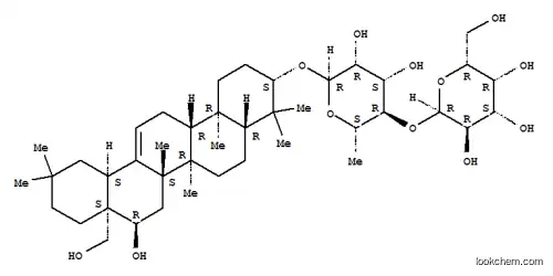 a-L-Mannopyranoside, (3b,16a)-16,28-dihydroxyolean-12-en-3-yl 6-deoxy-4-O-a-D-galactopyranosyl- (9CI)