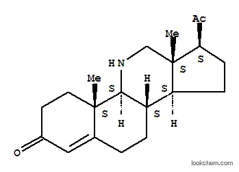 Molecular Structure of 1236-12-0 (2H-Benzo[h]cyclopenta[c]quinolin-2-one,7-acetyl-3,4,4a,4b,5,6,6a,7,8,9,9a,9b,10,11-tetradecahydro-4a,6a-dimethyl-,(4aS,4bS,6aS,7S,9aS,9bS)-)
