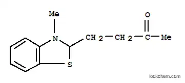 Molecular Structure of 123768-20-7 (2-Butanone,4-(2,3-dihydro-3-methyl-2-benzothiazolyl)-(9CI))