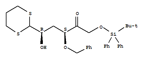 3-DEOXY-6-O-[(TERT-BUTYL)DIPHENYLSILYL]-4-O-BENZYL-D-ERYTHRO-HEXOS-5-ULOSE CYCLIC 1-(1,3-PROPANEDIYL DITHIOACETAL)